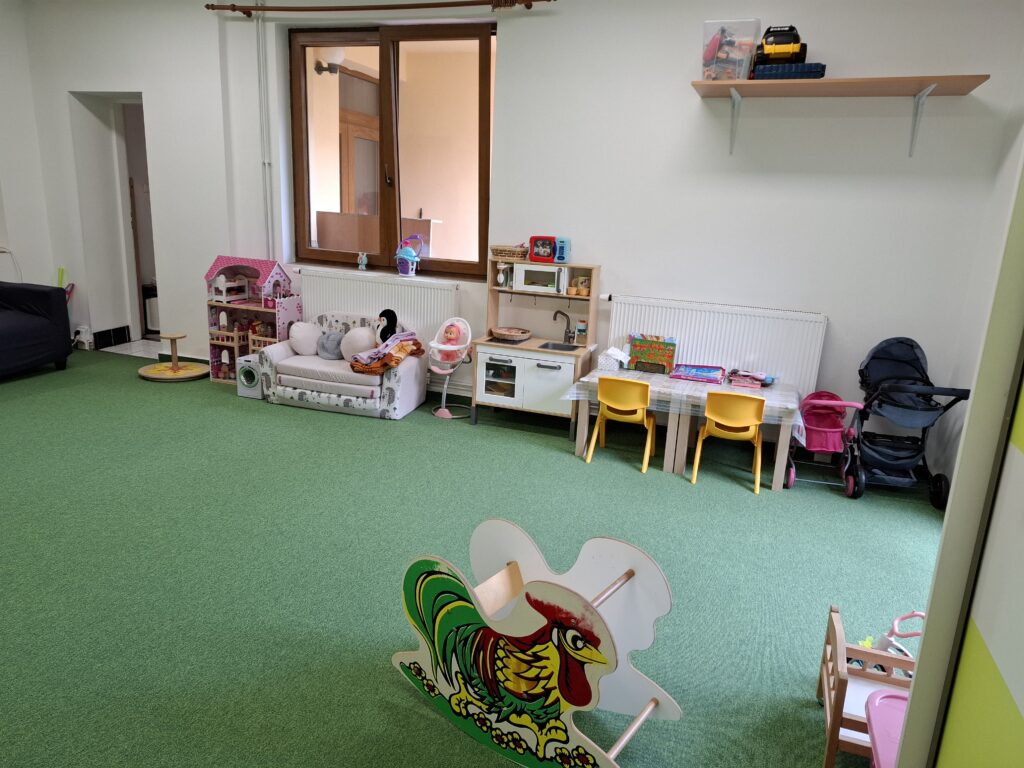 Cvrčkova školička - denní místnost